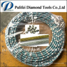 Diamond Sintered Bead to Diamond Wire Rope Saw for Cutting